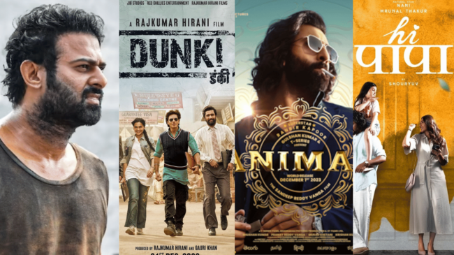 bollywood movie box office collection December 2023